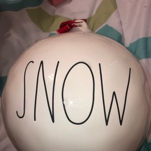 Snow ornament